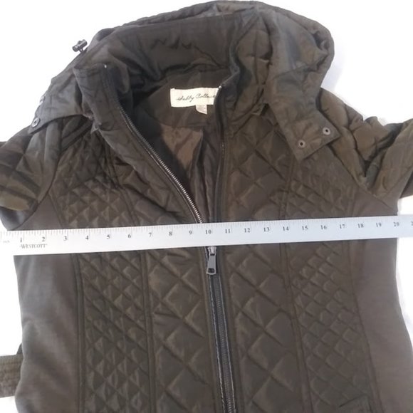 Sebby Collection women's size M olive color hooded jacket - Picture 9 of 16